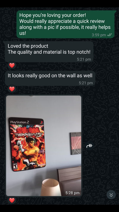 Customer testimonial 1